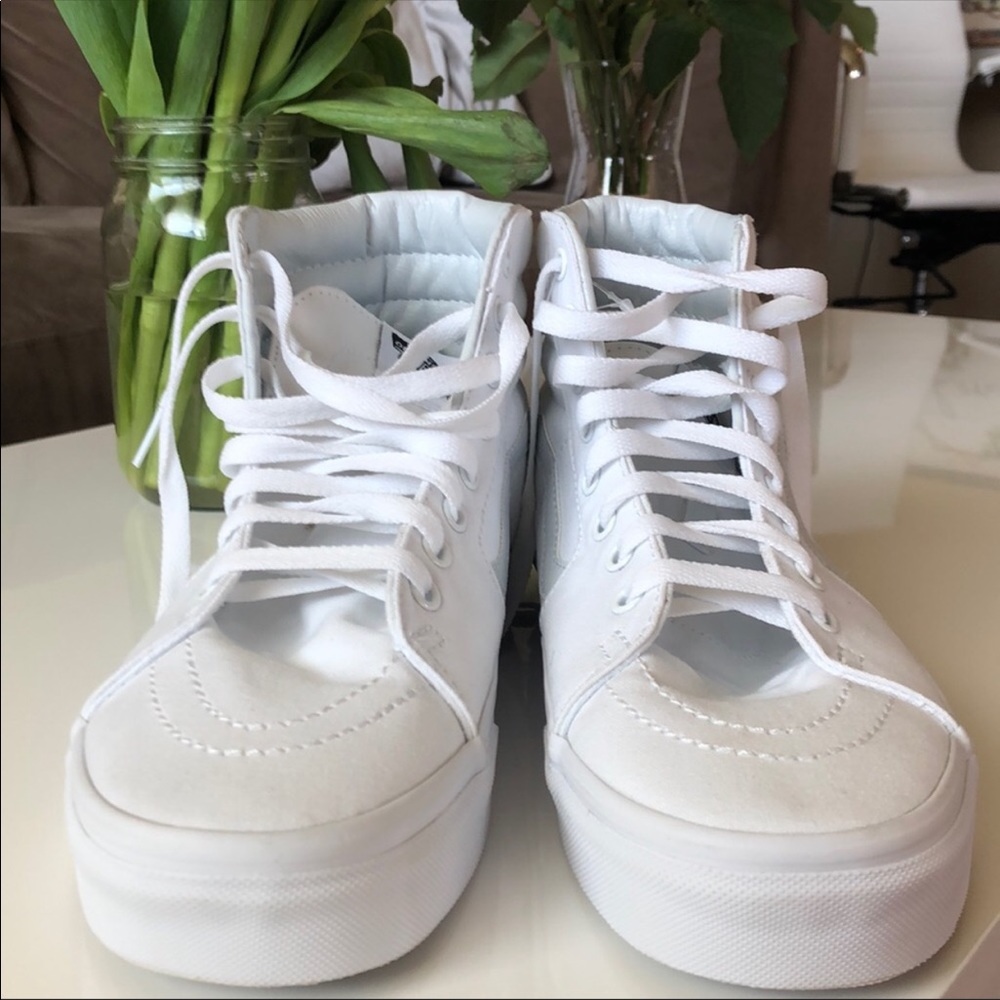 Vans White High Tops